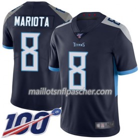 Maillot Tennessee Titans Marcus Mariota 8 Nike Navy Bleu 100th - Homme